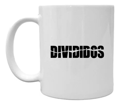 Taza Cerámica Personalizada Sublimada Divididos