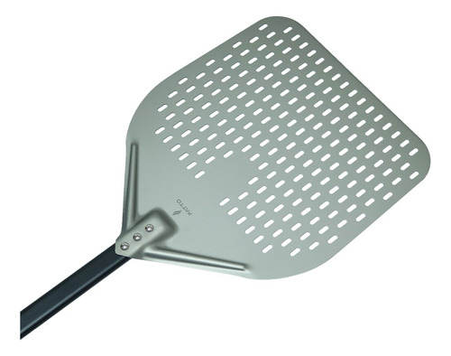 Pá De Enfornar Perfurada Alumínio 40cm - Cabo 80cm Fatto