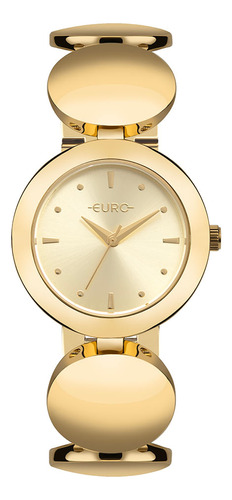 Relógio Euro Feminino Esmaltado Dourado - Eu2035ywi/4d