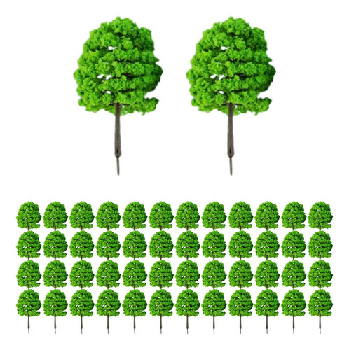 50 Pzs Árbol Miniatura 1100 Modelo Mini Estilo D
