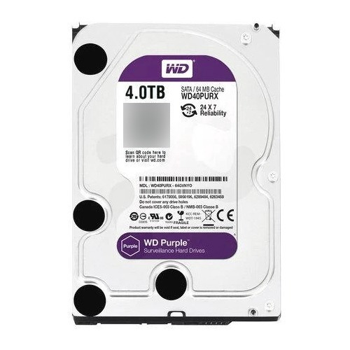 Western Digital Disco Duro Sata 4tb Especial Para Dvr Wd Pur