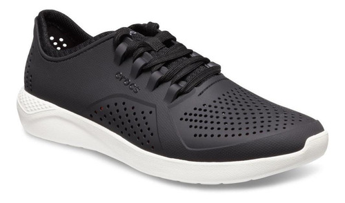 Imagem 5 de 6 de Crocs Literide Pacer Preto/branco