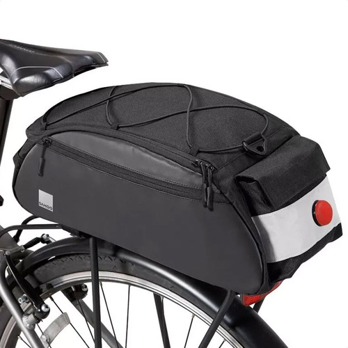 Bolso Bicicleta Sahoo Bicycle Trunk Bag Con Luz - Epic Bikes Color Black