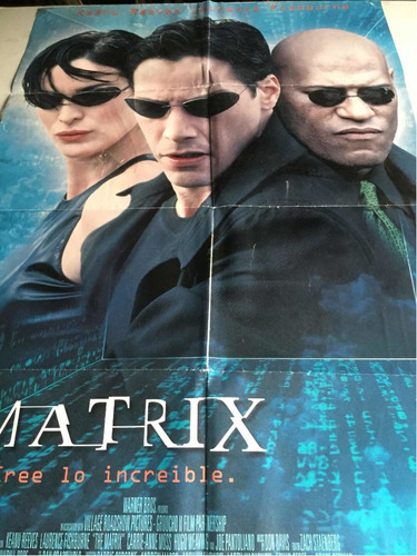 Poster Matrix Con Keanu Reeves  Original (restauro)ver Foto