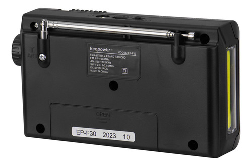 Radio Portatil Ecopower Recargable