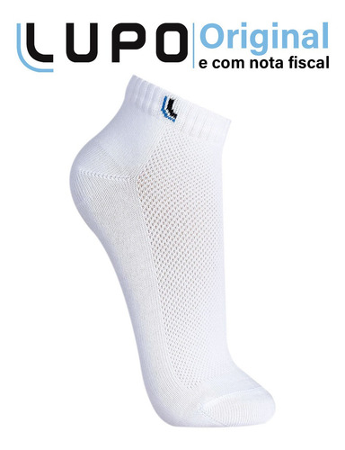 Imagem 7 de 7 de Kit 10 Pares Meia Lupo Soquete Cano Curto Masculina Algodão