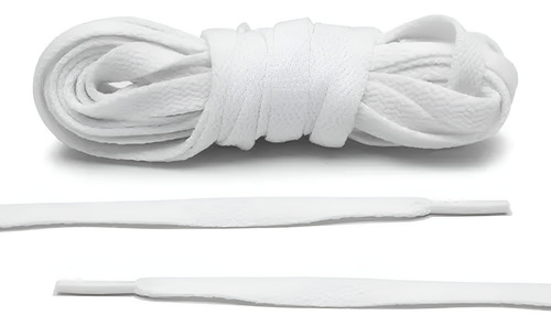 Agujetas/cordones Para Todo Tipo De Calzado Calidad Premium 071-agujeta Plana Blanca De 60cm