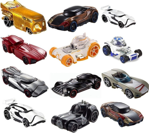  Hot Wheels Star Wars Character Die Cast Cars Original