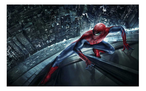 Adesivo Decorativo Homem Aranha Painel 5 M² Papel De Parede