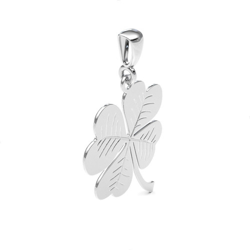 Imagen 2 de 8 de Dije De Plata Ley .925 Trébol Mujer Regalo Agálea Joyería