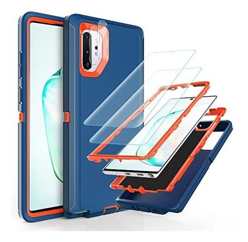 Ymhxcy Note 10 Plus Case With Self Healing Flexible Qvvl1