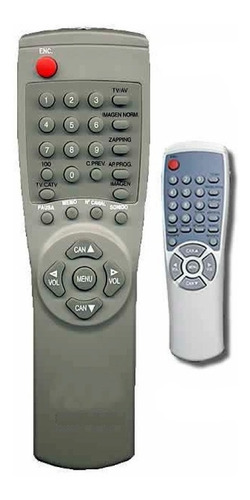 Control Remoto Tv De Tubo Para Noblex Tv-62