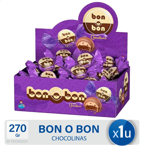Bombon Bon O Bon Chocolinas Arcor Caja X18 - Mejor Precio