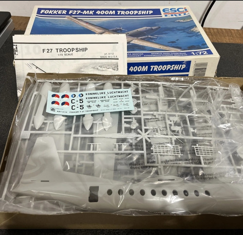 Fokker F27-mk400m Troopship 1/72 Esci Ideal Fuerza Aérea Arg
