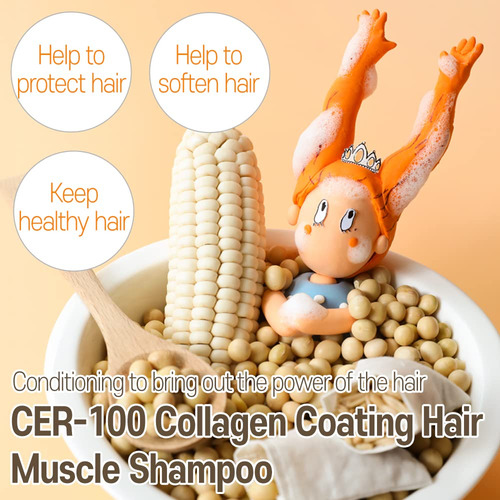 Elizavecca Cer-100 Shampoo Com Revestimento De Colágeno