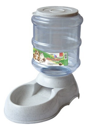 Fancy Pets Comedero Grande Automático 6.8 Kg Facil Limpieza