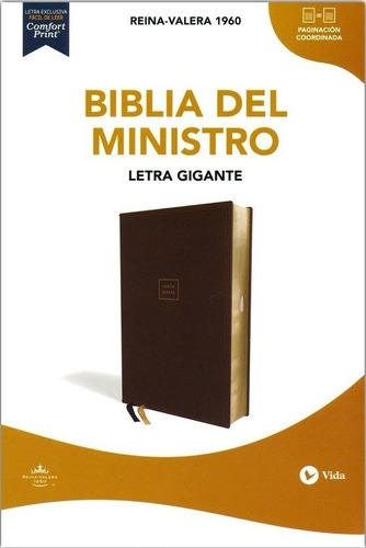 Biblia Del Ministro Letra Gigante Rvr1960 Leathersoft Café