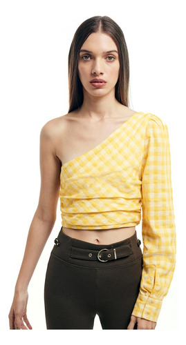 Ropa Casual Blusa Holly Land Pv08 Amarillo