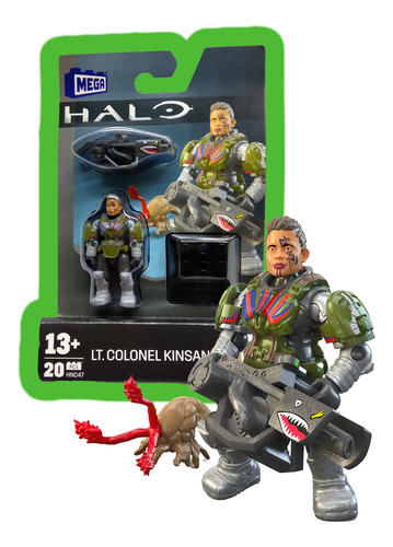Mega Halo Lt Colonel Kinsano Minifigura Coleccion