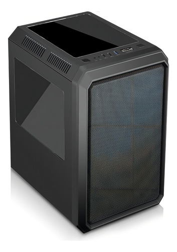 Gabinete K-mex Cg-01rc Microcraft Gamer Microatx / Itx Cor Preto