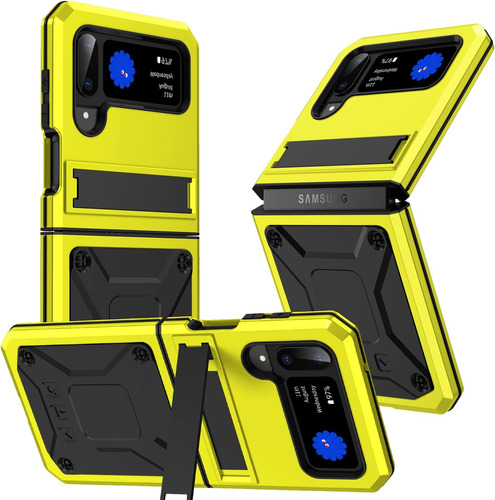 Funda W Wintming Para Galaxy Z Flip 4 Yellow