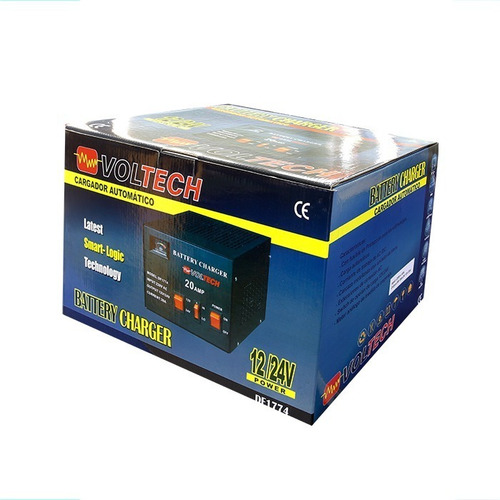 Imagen 4 de 6 de Cargador De Batería 12v24v - 20a Manual -carga Rápida Lenta