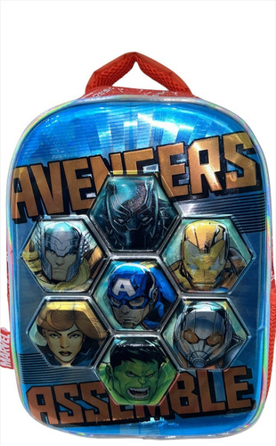 Mochila Los Vengadores Avengers 30cms Marvel Thor Hulk Origi