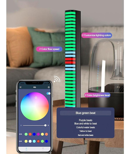 Barra De Luces Rgb De De Captación Por 32 Led 3d