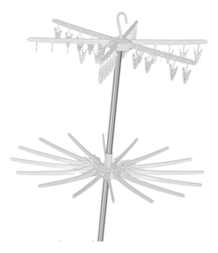 Rack De Secagem De Roupas 75cmx70cmx187,7cm Três Camadas