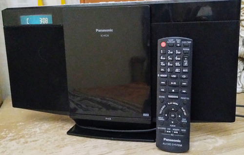 Panasonic:minicomponente, iPod,usb,cd,auxiliar Y Radio Am/fm (Usado)