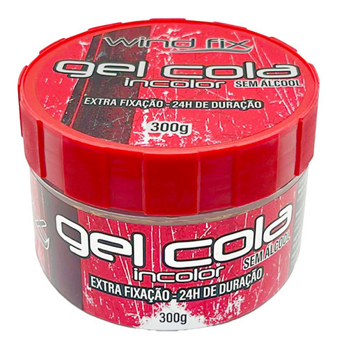 Gel Cola Wind Fix 300gr No Flakes - Super Fixação  O Melhor