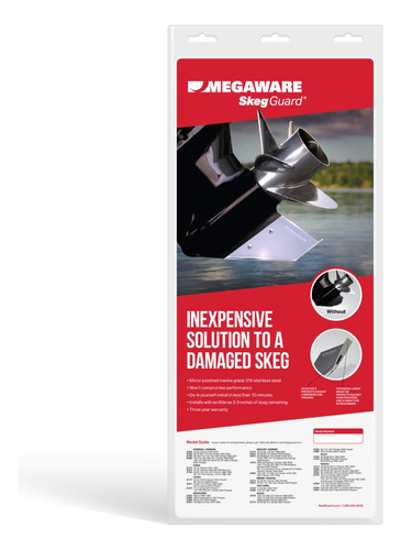 Megaware Keelguard Skegguard 27281 Para Evinrude G2: Skeg