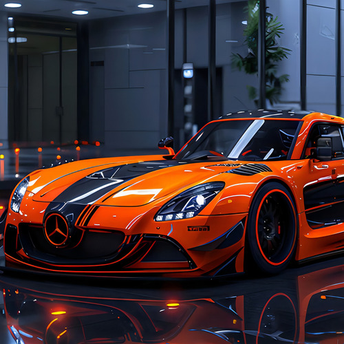Vinil Automotriz Full Wrap Textura De Pearlescent Color Pearlescent Aperol Spritz Orange