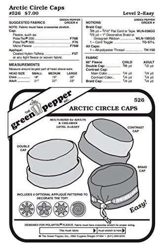 Patron Circulo Polar Artico Caps Sombrero Clima Frio # 526 