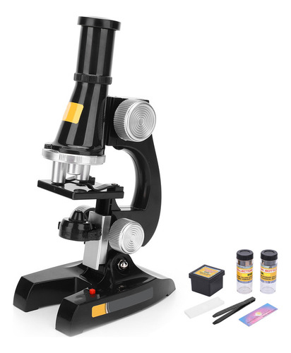 Kit De Microscopio Químico Led Biological De Laboratorio Par