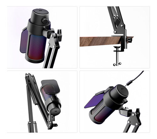 Micrófono Usb Para Juegos, Kit De Micrófono De Ordenador, Il