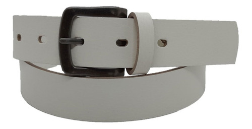 Cinto Cinturon Hombre Liso Cuero Reconstituido Ancho 3.5 Cm