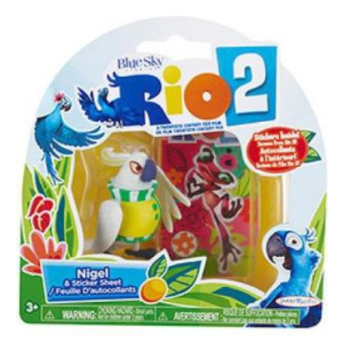 Rio 2 Kit Com 2 Bonecos Nigel E Gabi Sunny