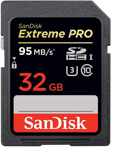 Sandisk Extreme Pro Sdhc 32gb 95mb/s X633 Clase 10 U3 V30