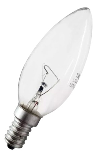 Lâmpada Vela Lisa 40w 220v Clara E14 - Sadokin