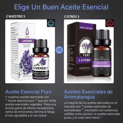 Humidificador De Aceites Esenciales De 500 Ml 7 Colores Color De Color