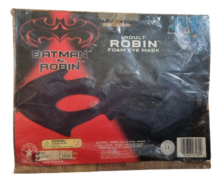 Máscara Antiga Batman & Robin - Robin - Rubies 1997 (k 17)