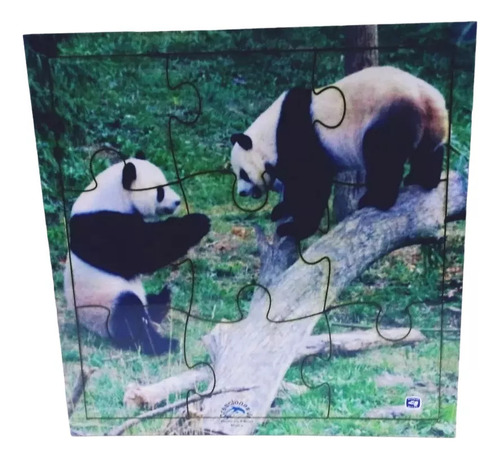 Rompecabezas De Madera Animales Diversos De 9 Pzas. Jr285