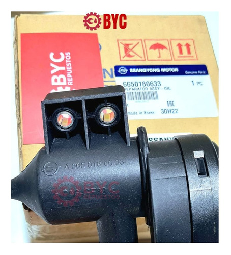 Valvula Pcv Ssangyong Rexton 2.7 Dohc 2005 A 2012 Original