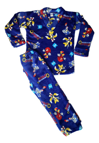 Pijama Sonic Niño 2 Piezas, Envio Rapido