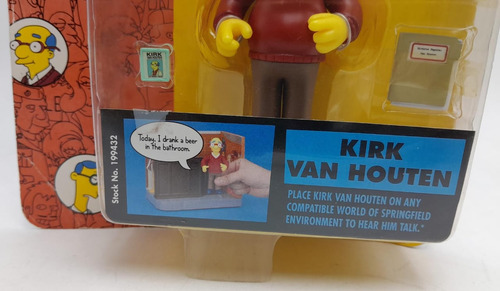 Figura Los Simpsons Kirk Van Houten Playmates Trujillo S (Usado)
