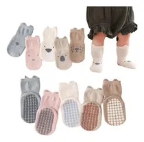 Comprar Calcetines Antiderrapantes Ninos Bebe Niña Calcetas 5 Pares
