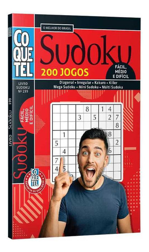 Livro Coquetel Sudoku FC/MD/DF Ed 199, de Equipe Coquetel. Editora Coquetel - NF, capa mole em português