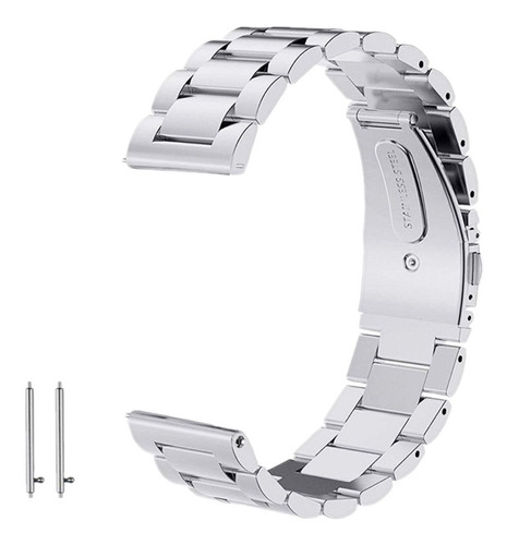 Correa Metálica Pulsera Reloj De Acero Inoxidable 22mm