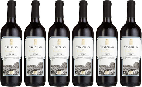 Caja X6 Vinos Viña Collada Marques Riscal -importado España